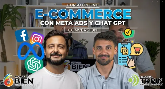 Curso OnLine: C&oacute;mo Aumentar las Ventas de tu E-Commerce con Meta Ads & ChatGPT