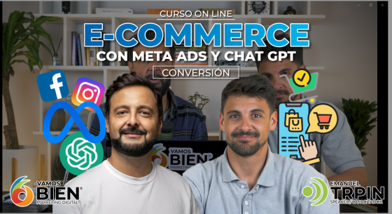 Curso OnLine: Cómo Aumentar las Ventas de tu E-Commerce con Meta Ads & ChatGPT