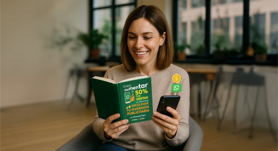 Ebook: Cómo AUMENTAR un 50% Tus VENTAS en WhatsApp Sin Elevar Tu Inversión Publicitaria
